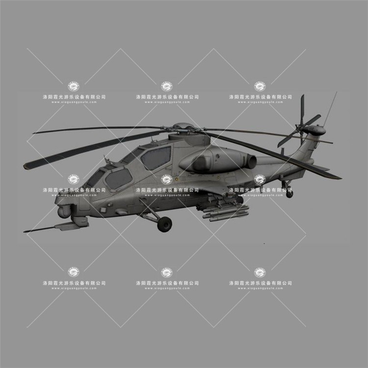 淮北武装直升机3D模型